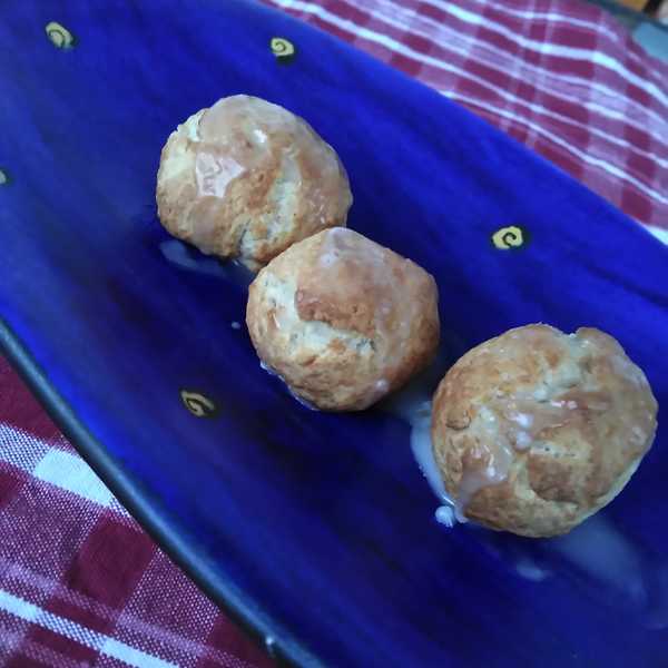 Air Fryer Donut Holes With Lemon Glaze