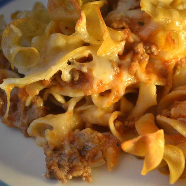 Swiss Cheese Noodle Bake